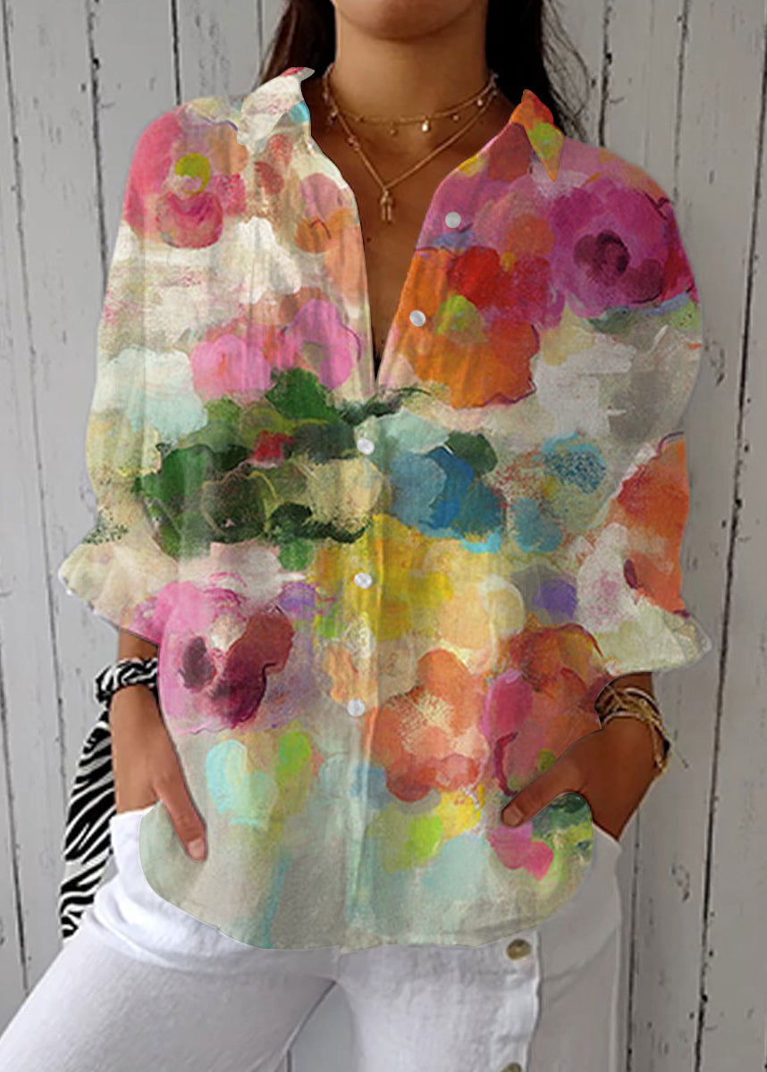 Ella | Blusa con estampado suave